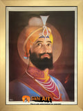 Guru Gobind Singh Ji Original Print 2 In Size - 18 X 14