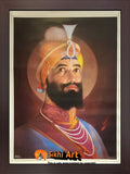 Guru Gobind Singh Ji Original Print 2 In Size - 18 X 14