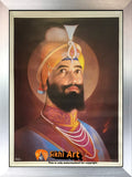 Guru Gobind Singh Ji Original Print 2 In Size - 18 X 14