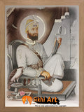 Guru Gobind Singh Ji Original Print 4 In Size - 23 X 18