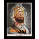 Guru Gobind Singh Ji Original Print Photo Picture Framed - 23 X 18