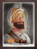 Guru Gobind Singh Ji Original Print Photo Picture Framed - 23 X 18