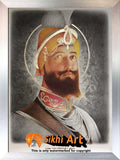 Guru Gobind Singh Ji Original Print Photo Picture Framed - 23 X 18