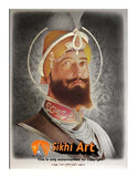 Guru Gobind Singh Ji Original Print Photo Picture Framed - 23 X 18