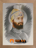 Guru Gobind Singh Ji Picture Frame In Size - 12 X 8