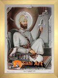 Guru Gobind Singh Ji Picture Frame In Size - 12 X 9
