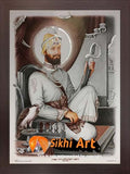 Guru Gobind Singh Ji Picture Frame In Size - 12 X 9