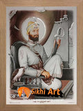 Guru Gobind Singh Ji Picture Frame In Size - 12 X 9