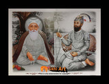 Guru Nanak Dev Ji And Guru Gobind Singh Ji In Size - 12 X 9