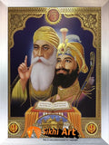 Guru Nanak Dev Ji And Guru Gobind Singh Ji In Size - 12 X 9