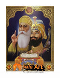 Guru Nanak Dev Ji And Guru Gobind Singh Ji In Size - 12 X 9