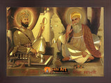 Guru Nanak Dev Ji And Guru Gobind Singh Ji In Size - 16 X 12