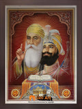 Guru Nanak Dev Ji And Guru Gobind Singh Ji In Size - 28 X 20