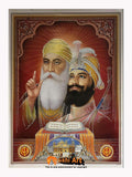 Guru Nanak Dev Ji And Guru Gobind Singh Ji In Size - 28 X 20