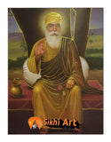 Guru Nanak Dev Ji 2 In Size - 12 X 9 - sikhiart