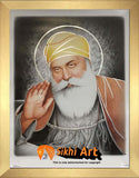 Guru Nanak Dev Ji In Size - 16 X 12 - sikhiart