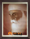 Guru Nanak Dev Ji Meditation Picture In Size - 18 X 14 - sikhiart