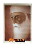 Guru Nanak Dev Ji Meditation Picture In Size - 18 X 14 - sikhiart