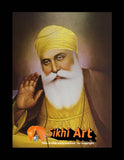 Guru Nanak Dev Ji Orginal Print Frame In Size - 12 X 9 - sikhiart