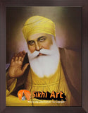 Guru Nanak Dev Ji Orginal Print Frame In Size - 12 X 9 - sikhiart