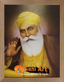 Guru Nanak Dev Ji Orginal Print Frame In Size - 12 X 9 - sikhiart
