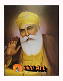 Guru Nanak Dev Ji Orginal Print Frame In Size - 12 X 9 - sikhiart