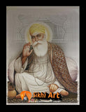 Guru Nanak Dev Ji Original Print In Size - 28 X 20 - sikhiart