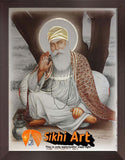 Guru Nanak Dev Ji Original Print Photo Picture Framed - 23 X 18 - sikhiart