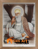 Large Guru Nanak Dev Ji Poster Picture Frame Orignal Painting In Size - 40 X 29