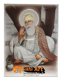Sikh First Guru Nanak Dev Ji Picture Frame 2 In Size - 12 X 8