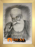 Guru Nanak Dev Ji Orignal Picture In Size - 16 X 12 - sikhiart