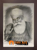 Guru Nanak Dev Ji Orignal Picture In Size - 16 X 12 - sikhiart