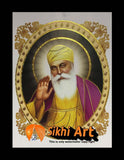 Guru Nanak Dev Ji Orignal Print Frame Founder Of Sikhism In Size - 12 X 9 - sikhiart