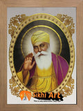 Guru Nanak Dev Ji Orignal Print Frame Founder Of Sikhism In Size - 12 X 9 - sikhiart