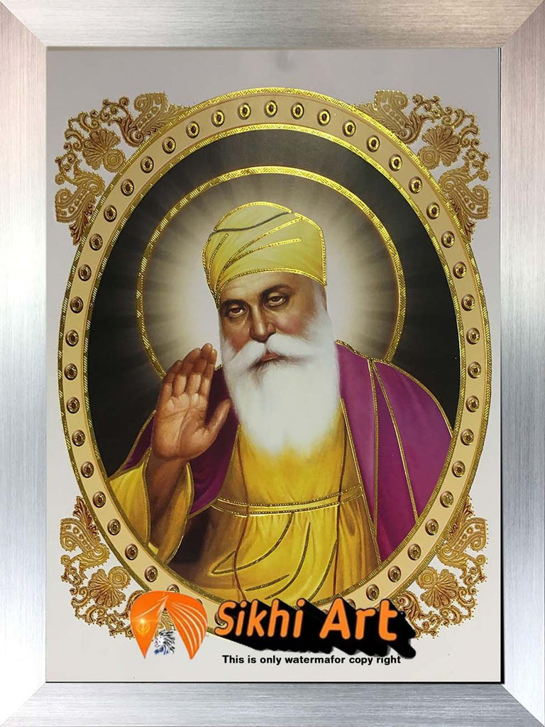 Afspejling I hele verden Klassificer Guru Nanak Dev Ji Orignal Print Frame Founder Of Sikhism In Size - 12 –  SikhiArt