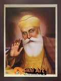 Guru Nanak Dev Ji Orignal Print In Size - 18 X 14 - sikhiart