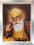 Guru Nanak Dev Ji Orignal Print In Size - 18 X 14 - sikhiart