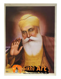 Guru Nanak Dev Ji Orignal Print In Size - 18 X 14 - sikhiart