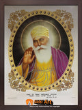 Guru Nanak Dev Ji Orignal Print In Size - 28 X 20 - sikhiart