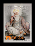 Guru Nanak Dev Ji Picture Frame 2 In Size - 12 X 10 - sikhiart