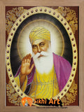 Guru Nanak Dev Ji Picture Frame In Size - 12 X 10 - sikhiart