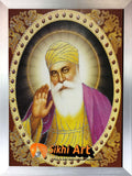 Guru Nanak Dev Ji Picture Frame In Size - 12 X 10 - sikhiart