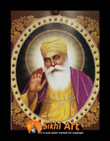 Guru Nanak Dev Ji Sikhism Picture Frame In Size - 12 X 9