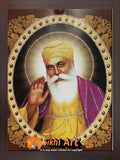Guru Nanak Dev Ji Sikhism Picture Frame In Size - 12 X 9