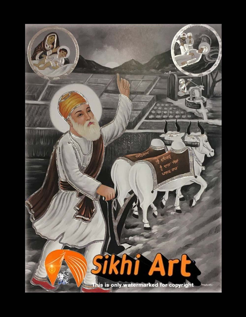 Guru Nanak Dev Ji Story In Size - 12 X 9
