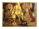 Guru Nanak Devi Ji And Guru Gobind Singh Ji Photo Picture Framed - 22 X 16