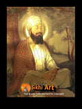 Guru Tegh Bahadur Ji 9th Sikh Guru In Size - 16 X 12 - sikhiart