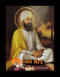 Guru Tegh Bahadur Ji Orignal Print Frame In Size - 12 X 9 - sikhiart