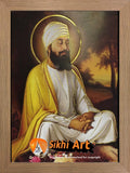 Guru Tegh Bahadur Ji Orignal Print Frame In Size - 12 X 9 - sikhiart