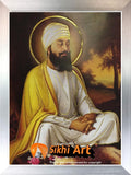 Guru Tegh Bahadur Ji Orignal Print Frame In Size - 12 X 9 - sikhiart
